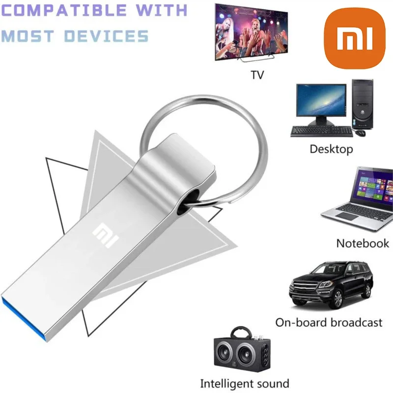 Xiaomi-disco U Original de 2TB, unidad de memoria USB 3,0 de alta velocidad, portátil, de Metal, adaptador de TYPE-C