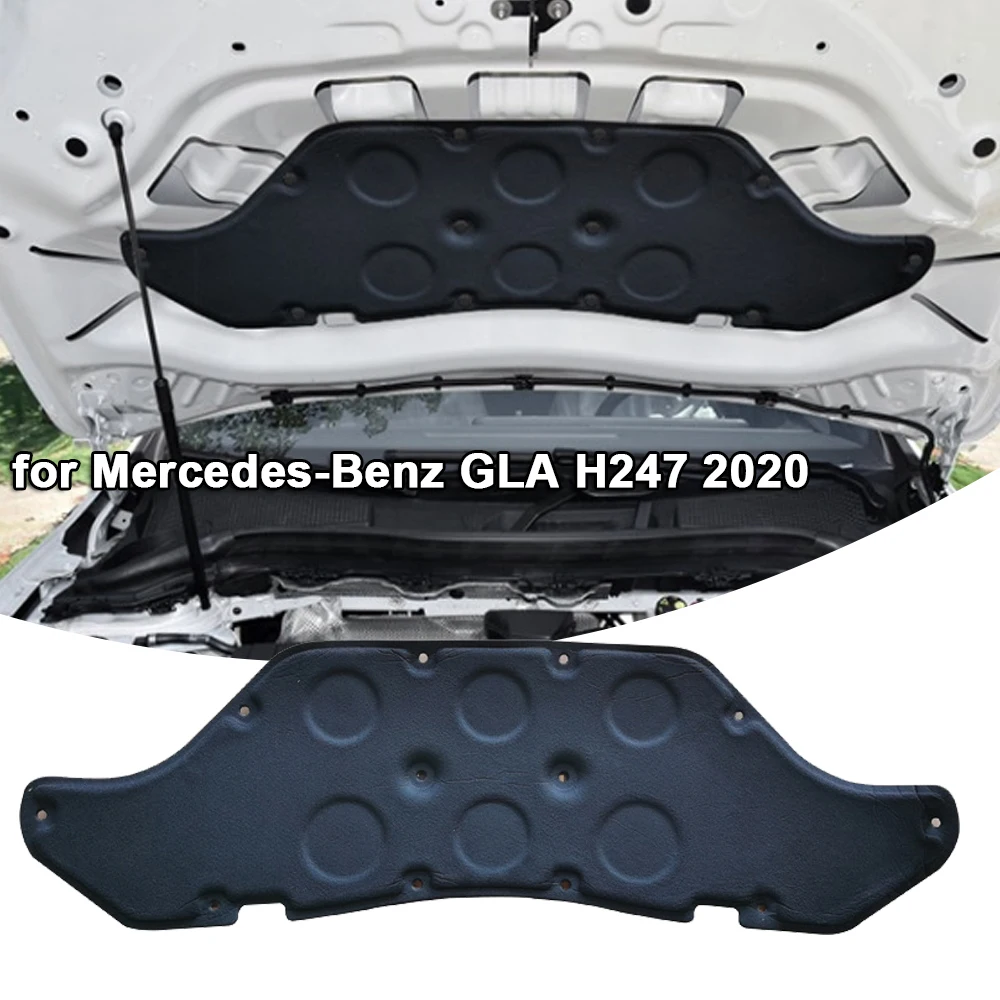 Car Heat Sound Insulation Cotton Pad Front Hood Engine Insulation Mat Cover Noise Deadener For Mercedes-Benz GLA H247 2020