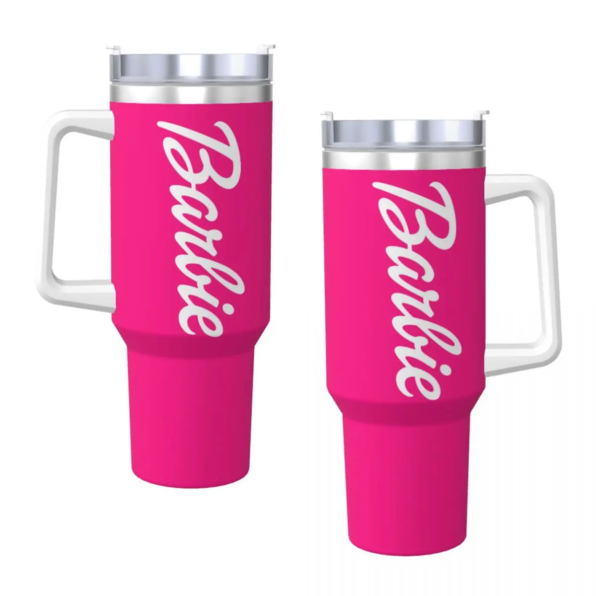 Stainless Steel Tumbler Barbie Thermal Mug Insulated Cold Drink Car Mugs Travel Design Water Bottle