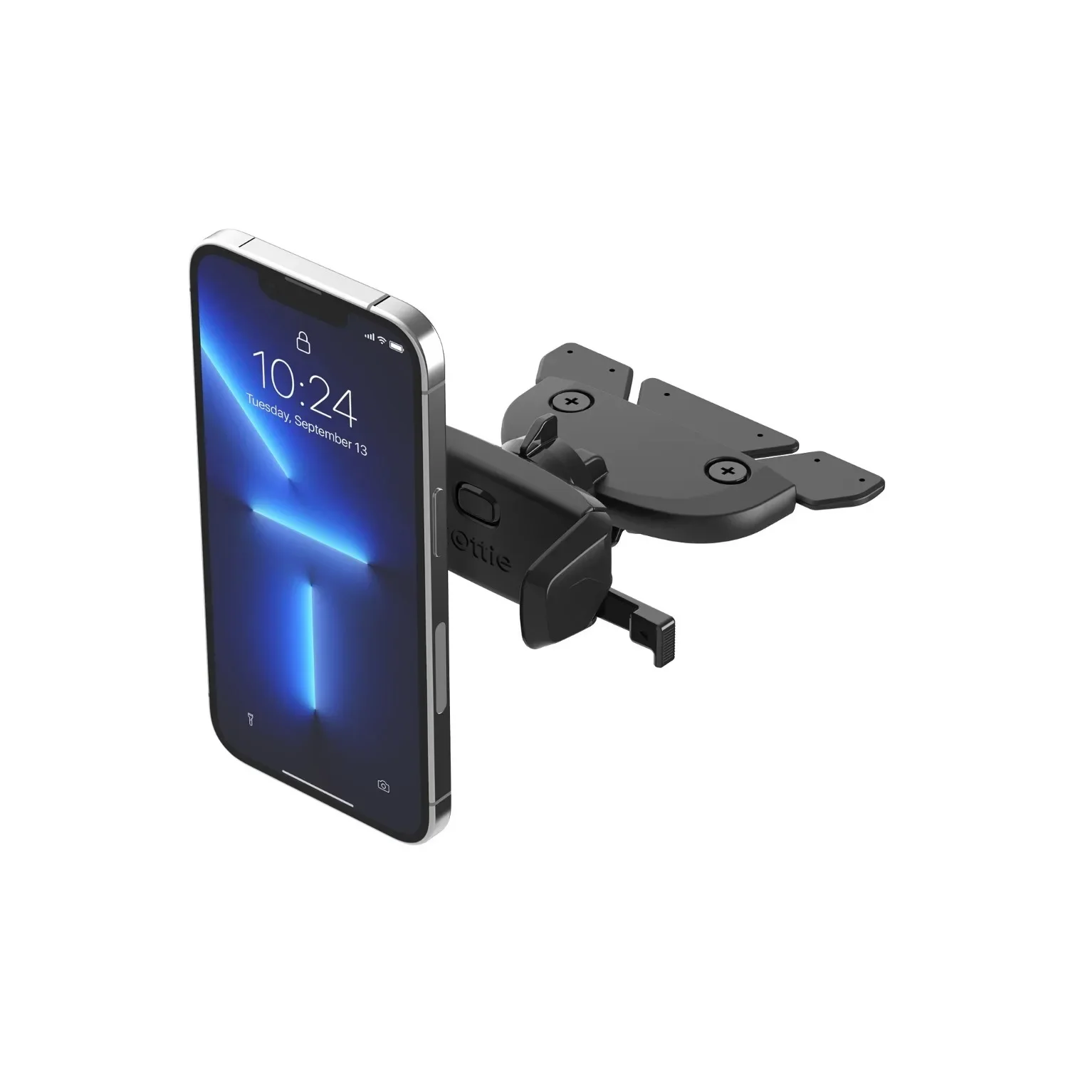 

iOttie Easy One Touch Mini CD Slot Mount and Phone Holder, Black, Plastic phone holder car phone holder phone holder car