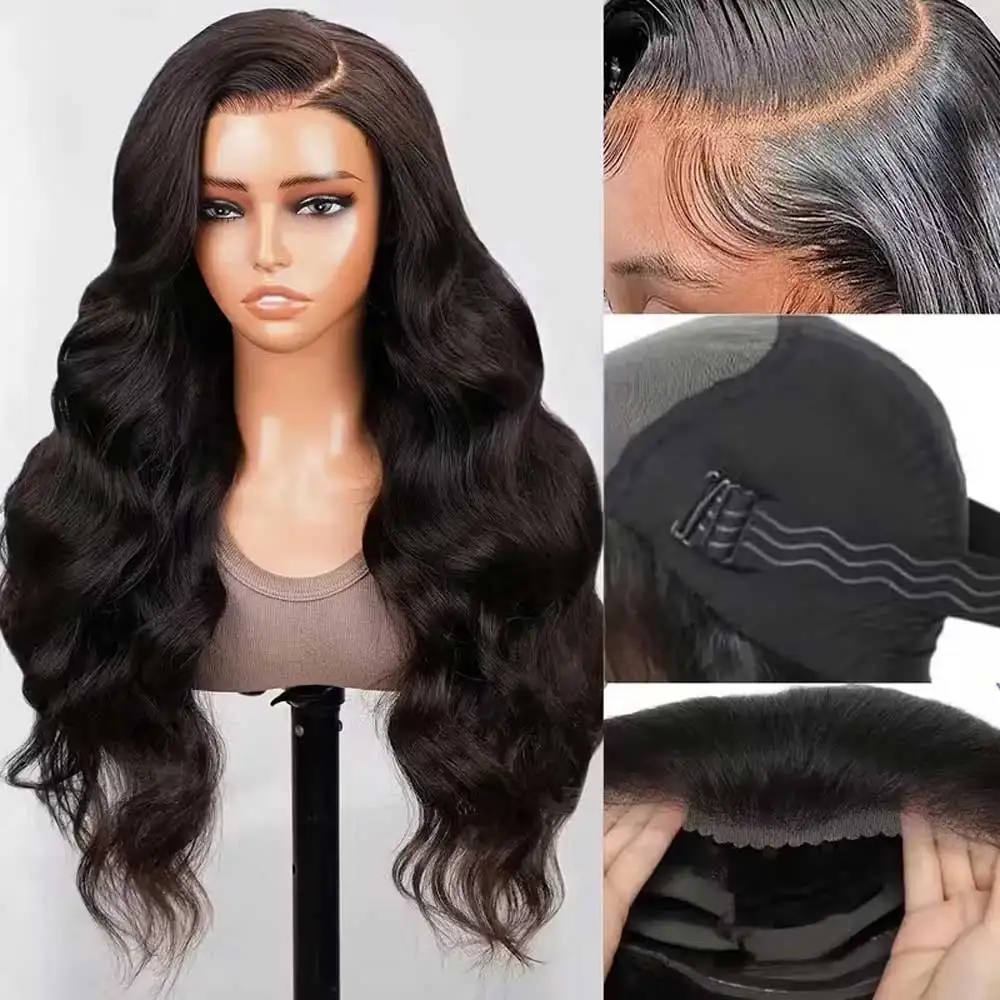 40 Inch Body Wave Human Hair Wigs 13x4 13x6 HD Tranaparent Lace Fronal Wig Human Hair Remy Glueless Wig Human Hair Wear And Go