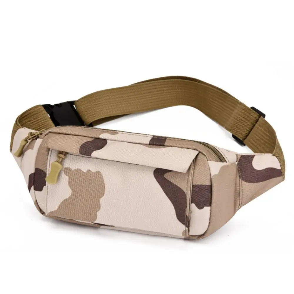

Waterproof Waist Pouch Oxford Cloth Layered Storage Waist Bags Lighten Wear Resistant Shoulder Belt Bags Running