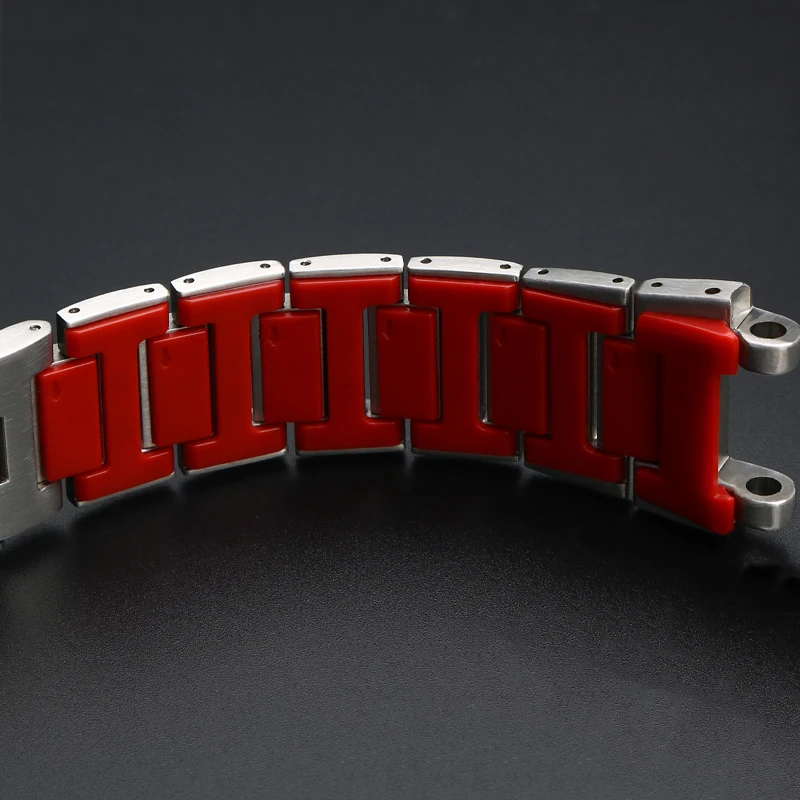 カカシオステンレススチールウォッチバンド,プレミアムウォッチ,アクセサリー,レジンブレスレットG-SHOCK, MTG-B1000