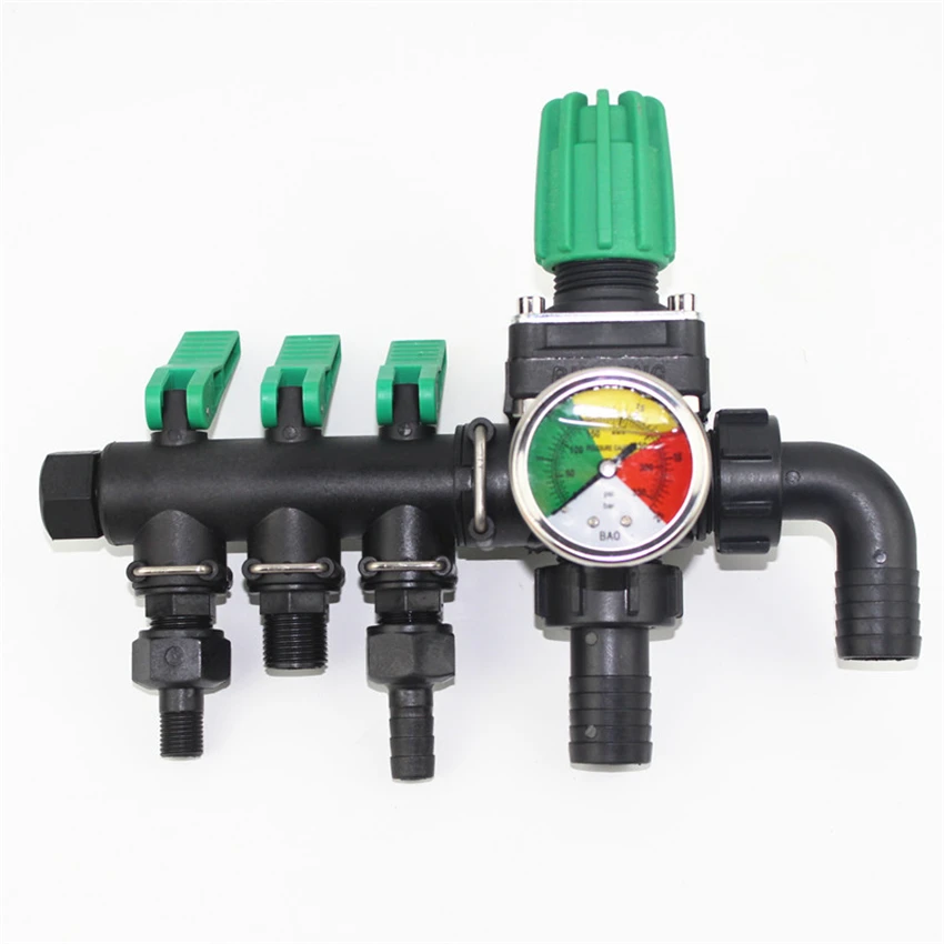

Water Splitter Pipe Ball Valve 3-way 4-way Water Distributor Water Control Valve Switch Agricultural Sprayer Control Valve 2MPa