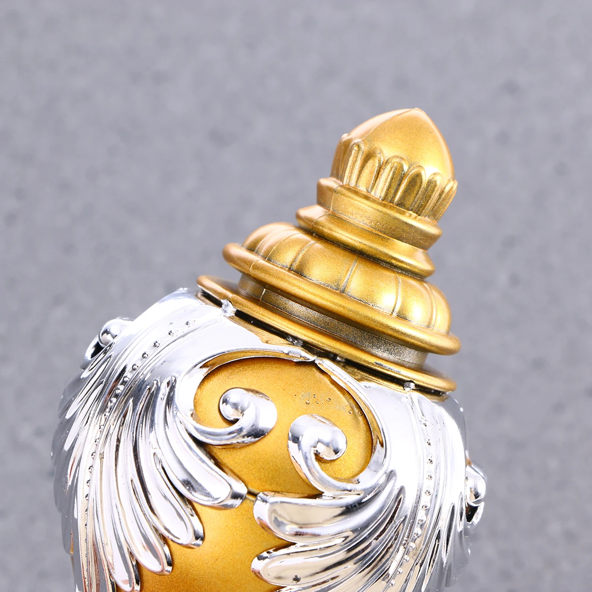 

2 Pcs Gold Roman Pole Curtain Rod Decorative Head for 28mm Diameter Drapery Hardware Aluminum Alloy Home Accessories Window