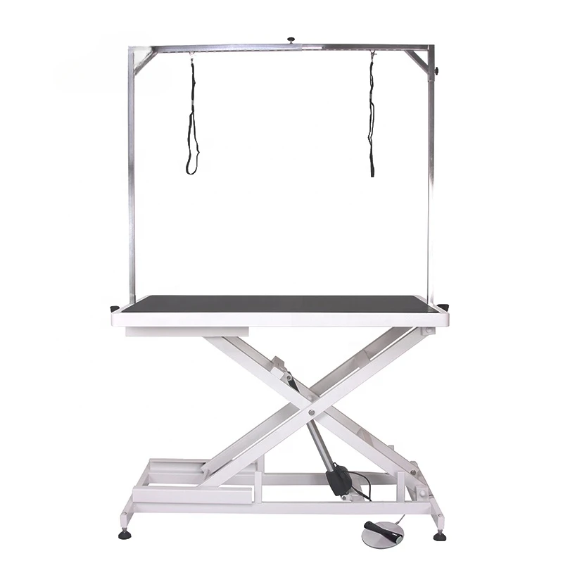 

Veterinary equipment height adjustable electric lift manual modern pet dog grooming table