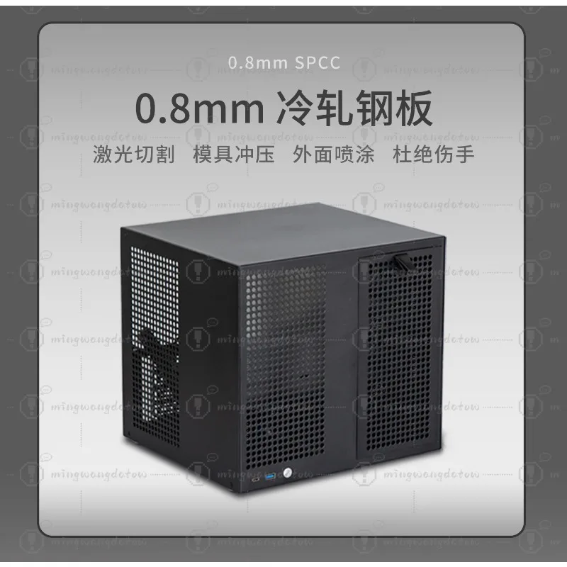 사지타리우스 8베이 NAS 섀시, ATX 파워 서플라이, MATX 마더보드, 풀하이트 PCIE, 21.8L 썸네일 6
