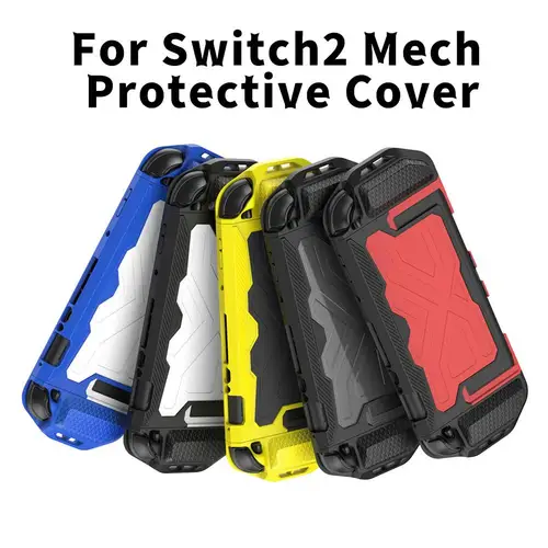 Imagen 1 del producto Juego 3 en 1 de funda protectora para Switch 2 con soporte trasero, funda protectora desmontable disponible en varios colores, Material de PC TPU