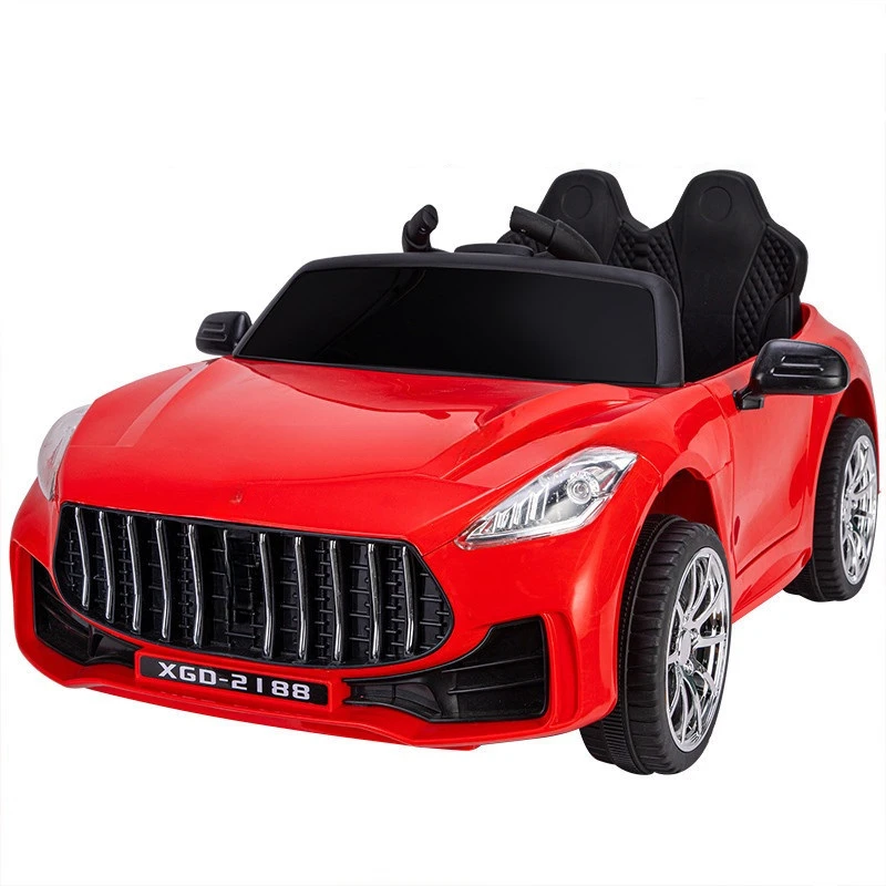 uddy Tiktok Hot Selling Children's Electric Car Four-wheel Remote Control Baby Toy Car Can Sit In Adult Double Child Carcustom