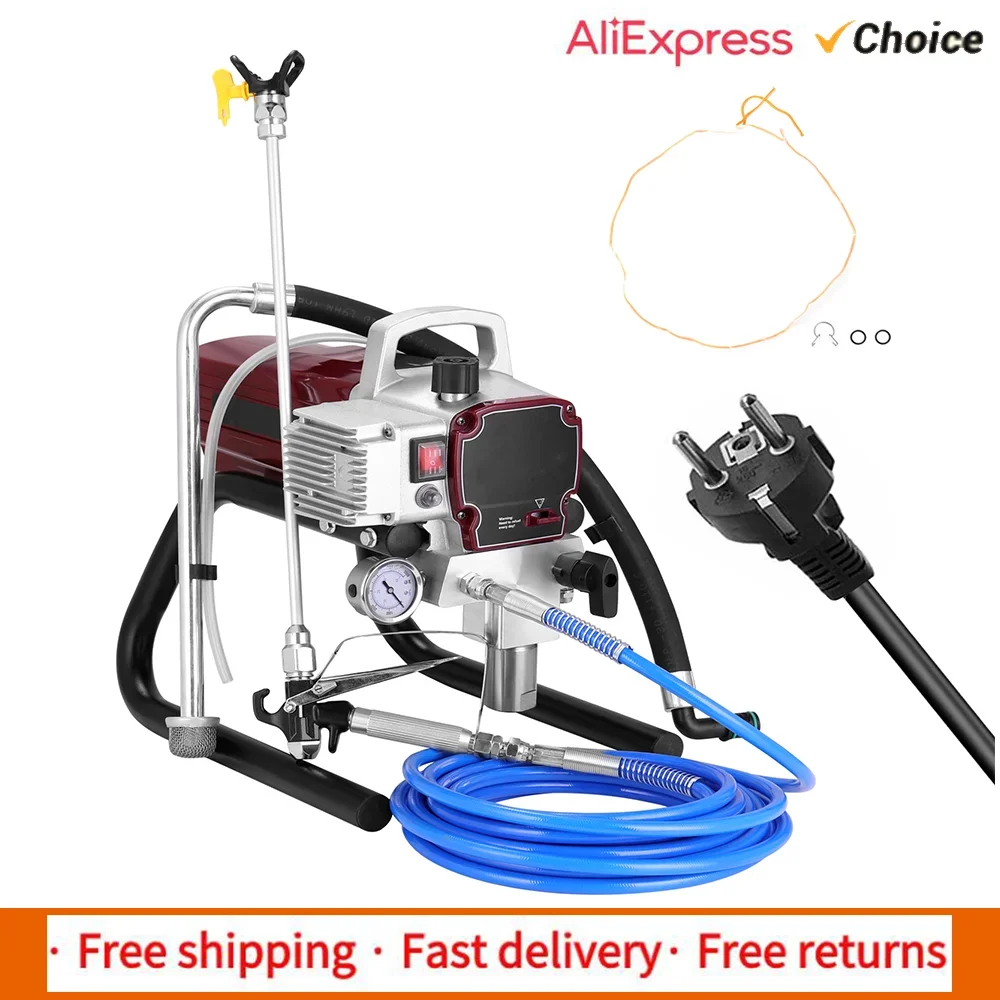 

1800W Professional High-pressure Airless Spraying Machine Electric Paint Sprayer Internal-feed Painting Tool Airless Spray Gun