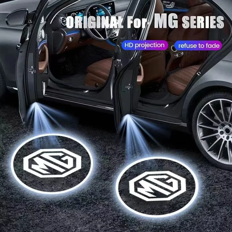 Car Door Logo Projector Car Door Welcome Light Door Courtesy Lamp For MG ZS MG4 EV MG HS MG3 MG5 EV Marvel R MG ONE MG6 MG ZS EV