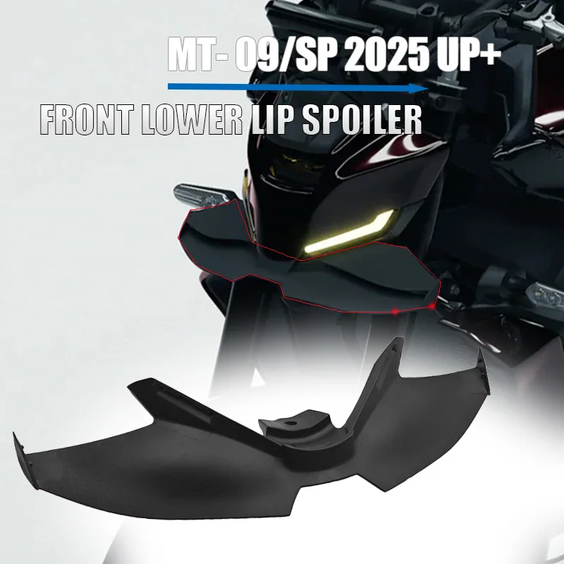 For YAMAHA MT-09/SP mt09 2025 Side Wing Side spoiler FRONTAL SPOILERS yamaha  mt 09 2025 Motocycle  Front lower lip spoiler