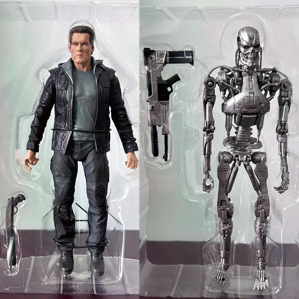 NECA Figure The Terminator Genisys T-800 Guardian The Terminator Endoskeleton Action Figure Model Toys Collection Birthday Gifts