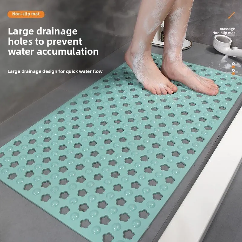 

Противоскользящий утолщенный коврик для ванной комнаты, водонепроницаемый коврик для душа с присосками, современный стиль, домашний текстиль, напольный коврик