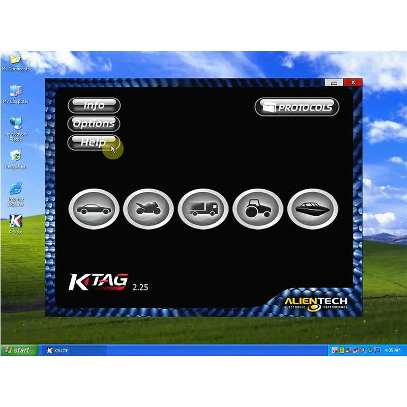 KTAG 2.25 ECU chip programming tool repair software ktag 2.25 Diagnostic tools tuning auto ecu cars trucks 2024 new vci Program