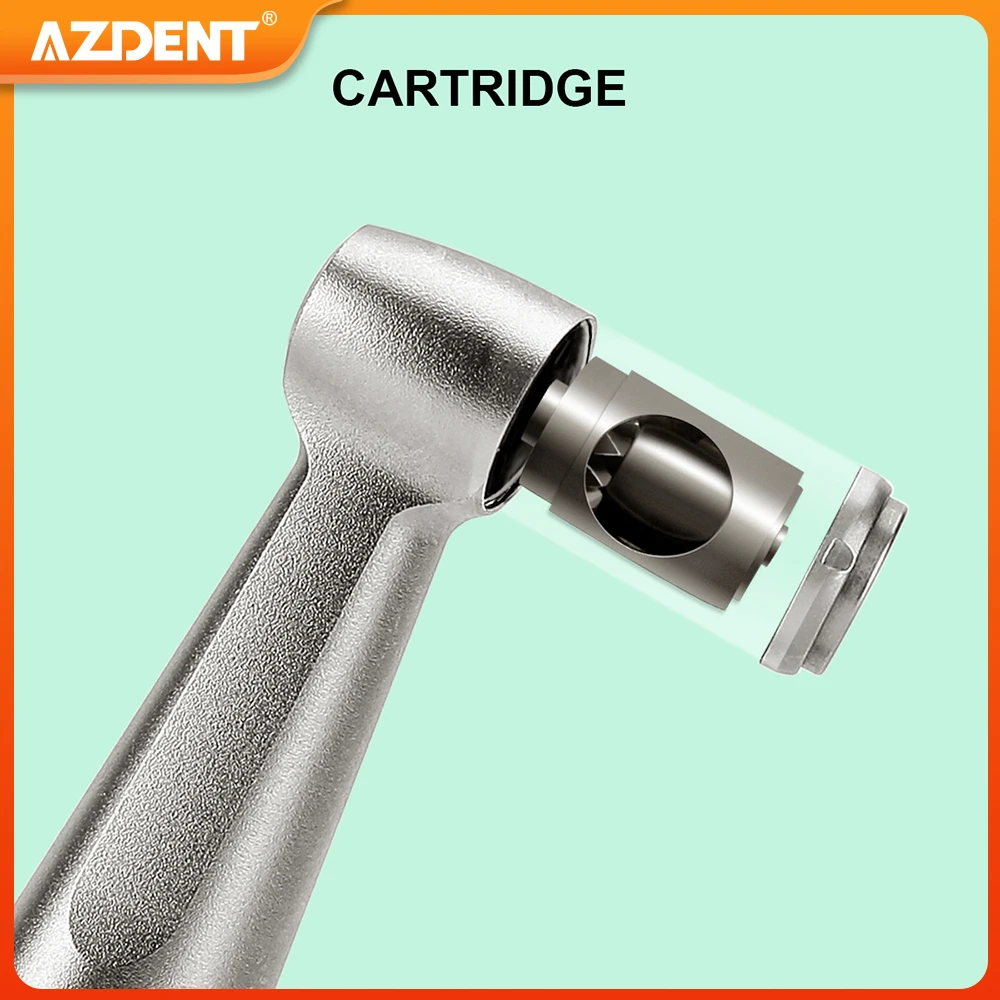 Dental 1:1 Contra Angle AZDENT Low Speed Handpiece fit FG 1.6mm Bur Push Button External Spray Dentistry Tool Instrument