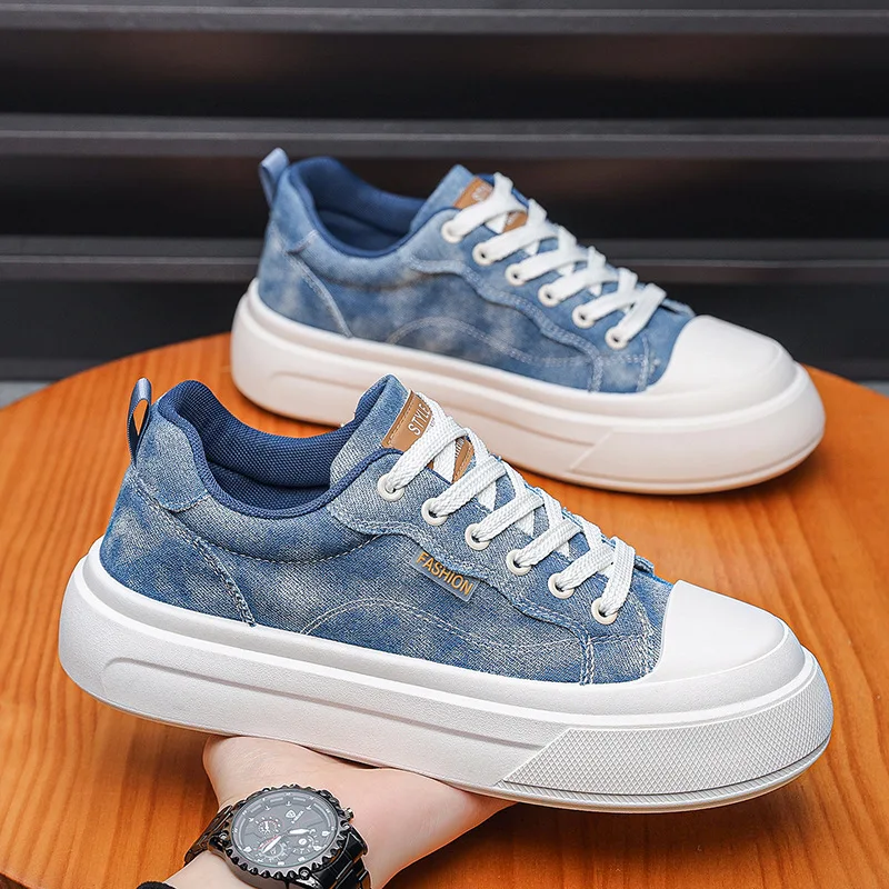 

2026 Men's Spring Canvas Anti slip Sports Board Shoes Simple, Versatile, Comfortable, Classic Casual Shoes