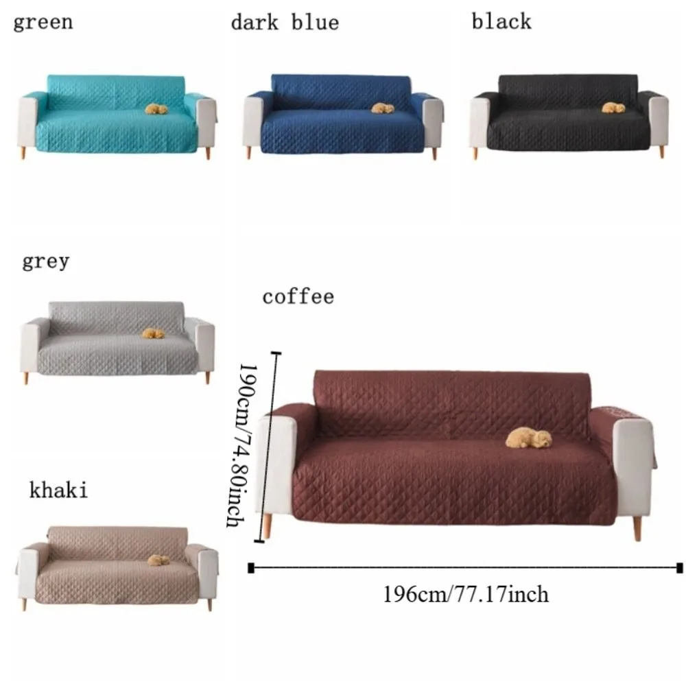 Durable Washable 3 Seater Sofa Cover Non-Slip Wear-resistant Sofa Protector Anti Dirty Thickened Furniture Protector Living Room