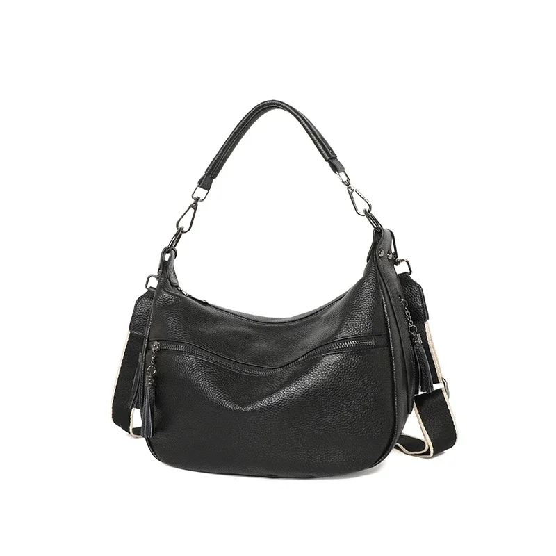 Echtes Leder Hochwertige Damen-Tragetasche Designer-Umhängetasche Retro Casual Damen-Schulter-Messenger-Handtaschen 2026 – Detail 13