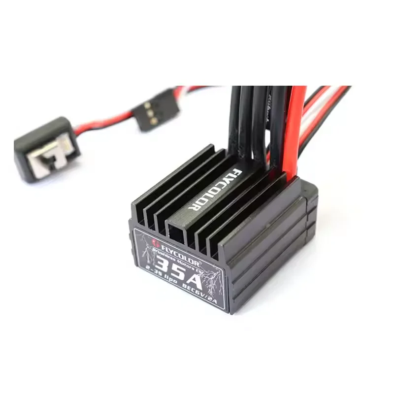 Flycolor Lightning 18A 25A 35A 45A 防水カーESC 2-3S RC 1/10 1/16 1/18カー用 ブラシレス電子スピードコントローラー
