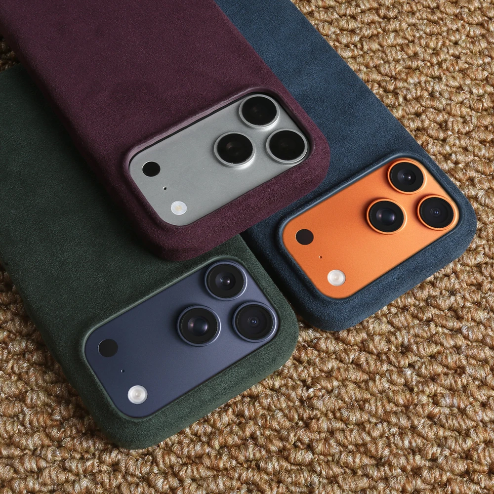 For Magsafe ALCANTARA Magnetic Case for iPhone 18 17 Pro Max Air 17e 16e 16 15 14 Plus 13 Mini 12 Pro Max Phone Case Back Cover