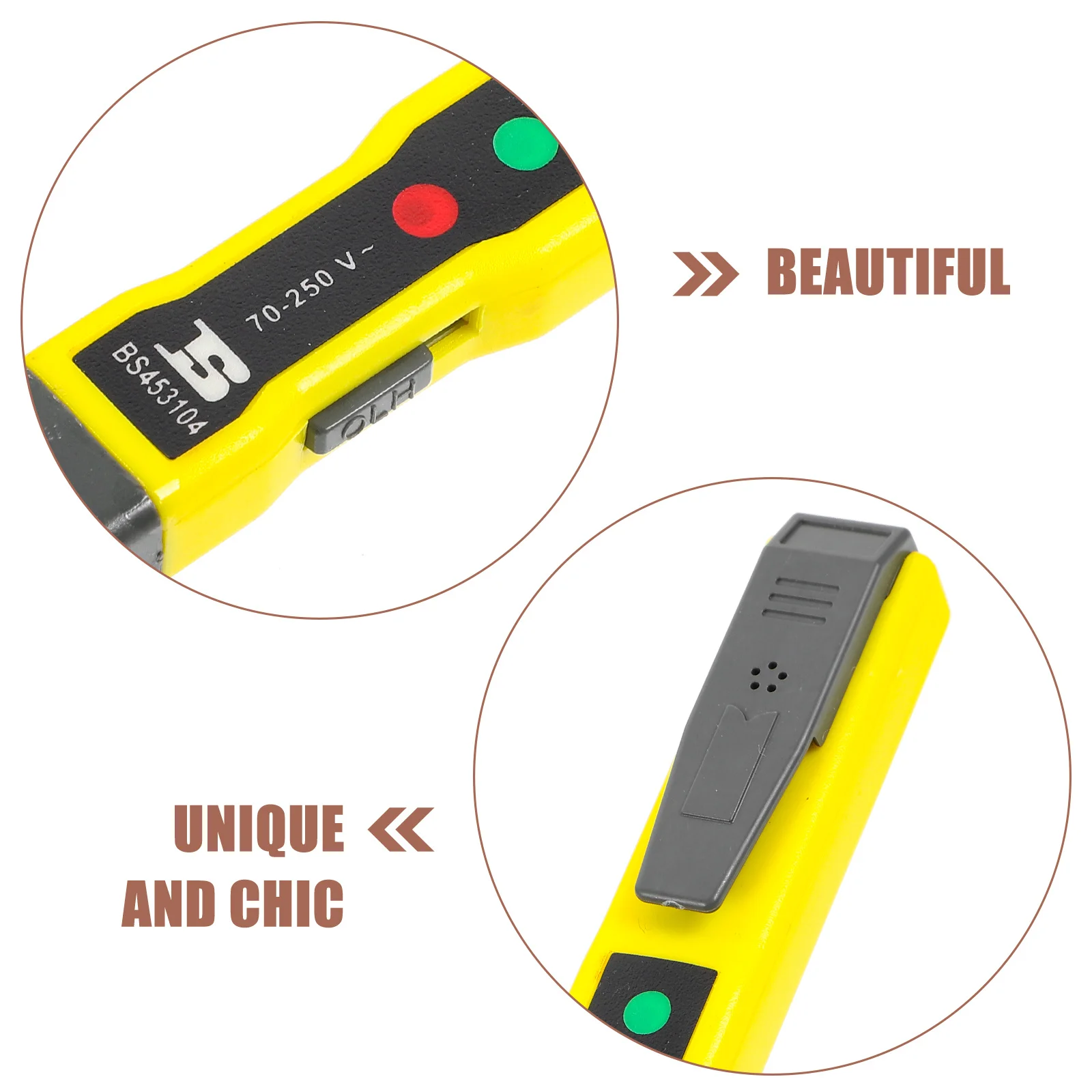 

Non-Contact Voltage Pen 12-220V Digital Display Electric Tester for Breakpoint Phase Line Detection Safe Reliable