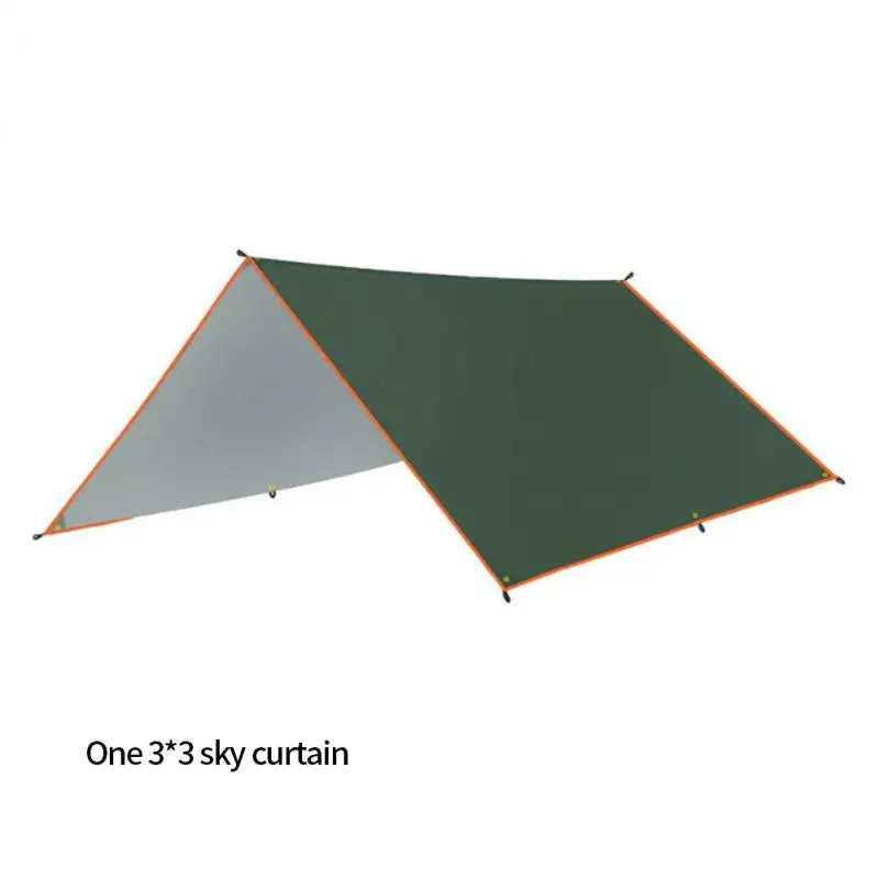 5x3m 4x3m 3x3m Waterproof Tarp Tent Shade Ultralight Garden Canopy Sunshade Outdoor Camping Awning Tourist Beach Sun Shelter