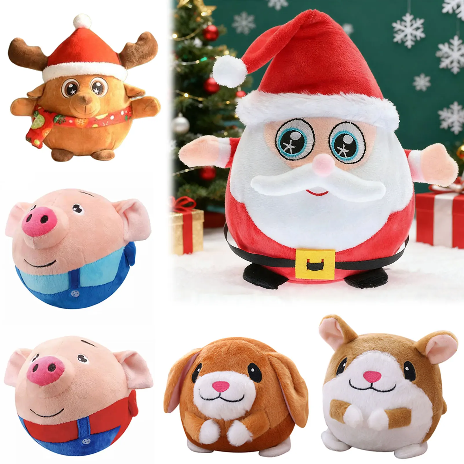 เด็กทารก Soothing Tool, Musical Bouncing Ball, พัฒนาการการเรียนรู้ภาษาอังกฤษหมูสำหรับเด็ก, ของเล่นตุ๊กตาสัตว์เลี้ยงสำหรับในร่ม