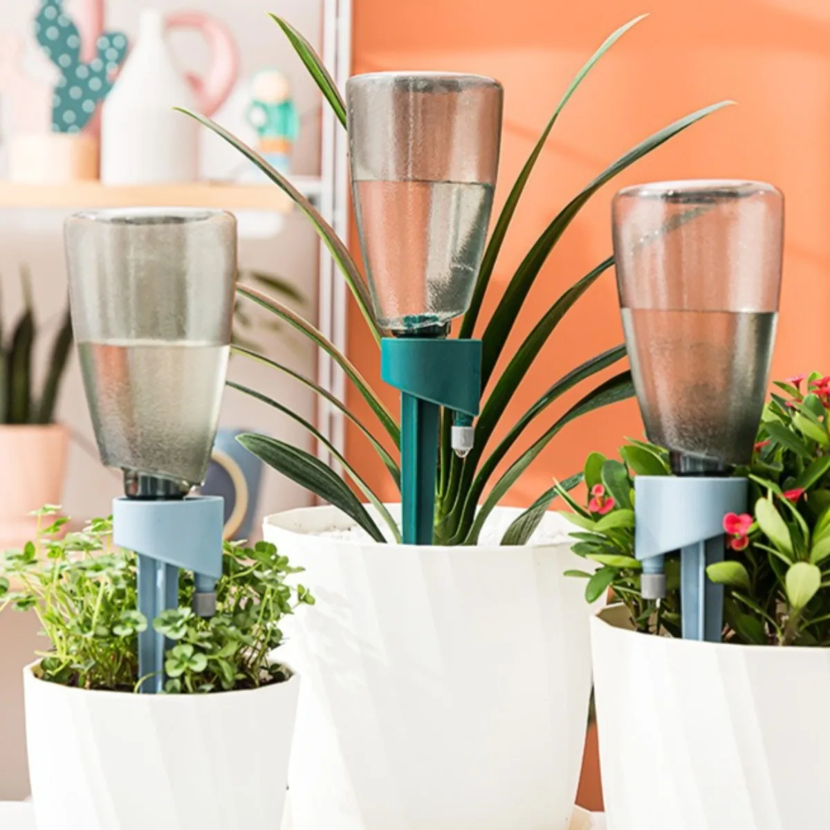 Automatic Waterer Household Drip Irrigation Flower Dripper Lazy Potted Timing Slowly Drip Water Water Garden Self Watering Pot