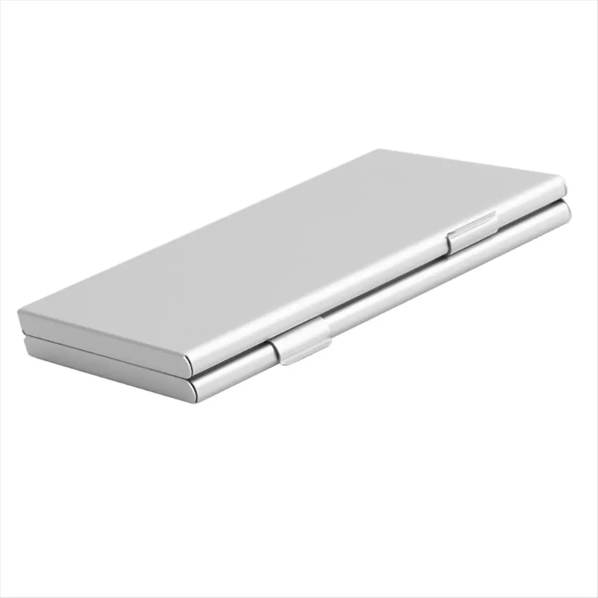 A64I Aluminum Alloy SD & TF Card Holder Case, Double-Layer Large Capacity with EVA Slots for 6 SD Cards and 12 TF Cards