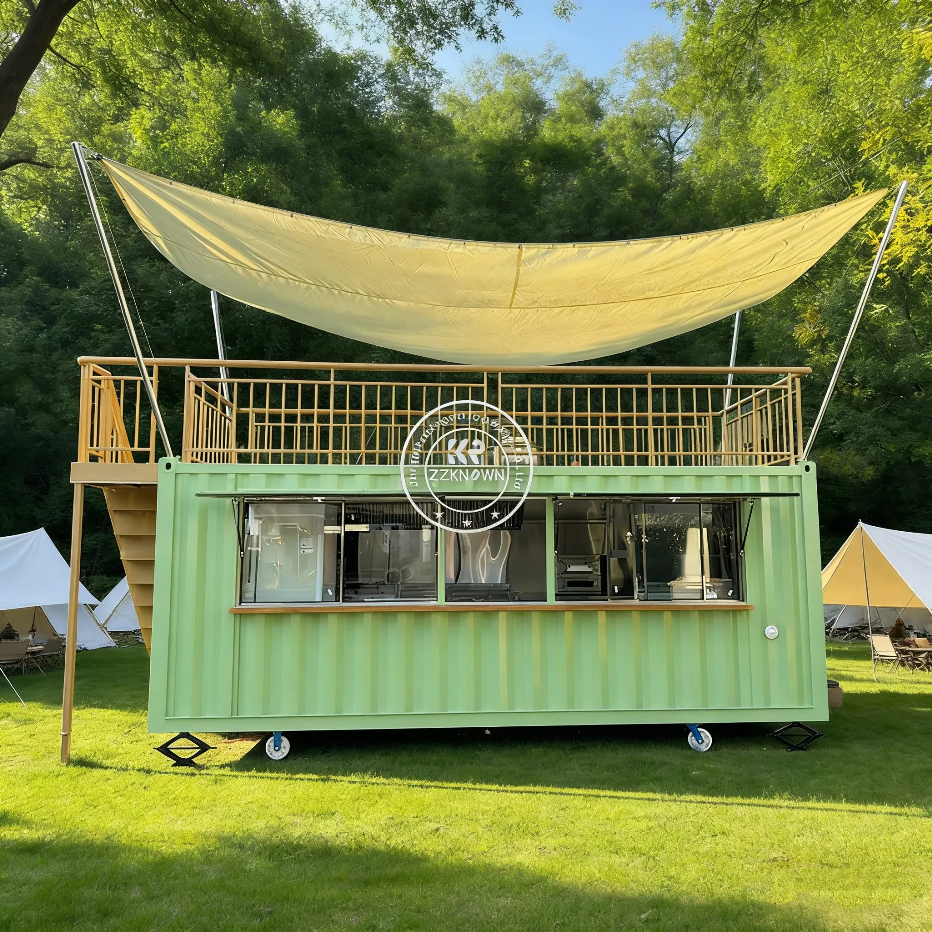 

Мобильный контейнерный бар-ресторан на заказ с кухней, контейнерный ресторан, кофейня на заказ, фуд-киоск на продажу