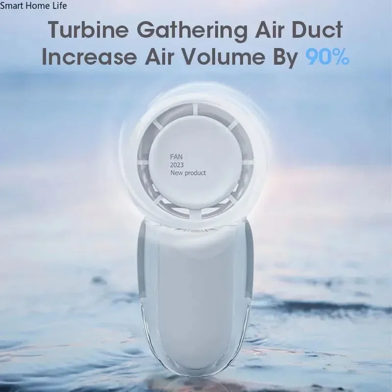 

Портативный мини-вентилятор для дома и офиса на лето, USB-перезаряжаемый, милый дизайн, 3 скорости, тихое охлаждение, с подвесным ремешком