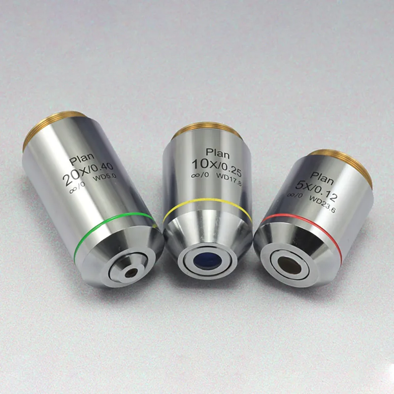 5X 10X 20X Infinity Plan Objective Lens M26 Thread Infinite Corrected Optical System for Nikon Metallurgical Microscope