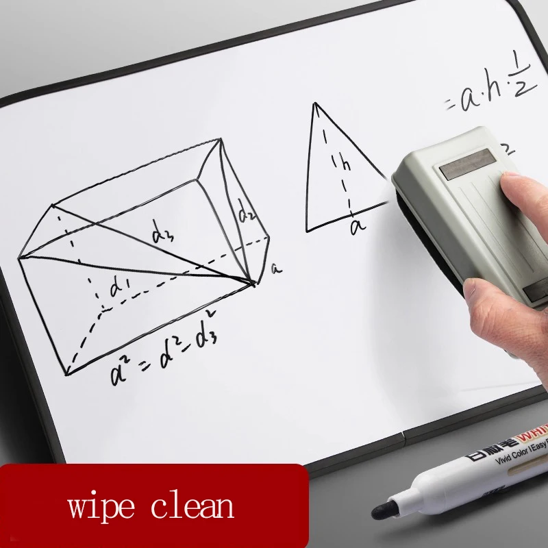 M&G 화이트보드 와이퍼 세척 가능한 천, 사무실 및 교실 자석 칠판 브러시 학교 용품 닦아서 깨끗하게