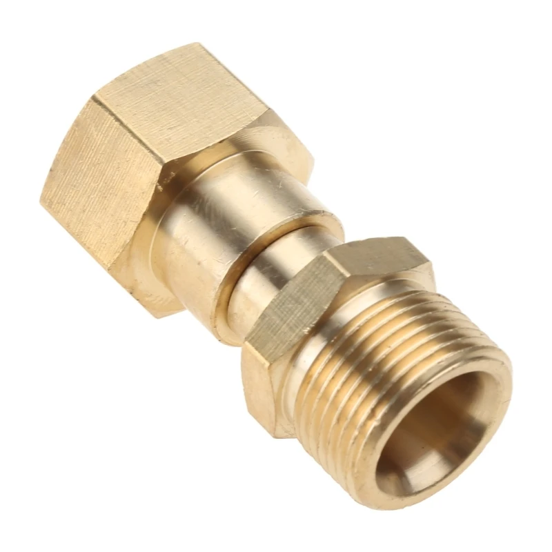 N7MD Brass High Pressure Nozzle Washer Thread Joint Connector Hose for Home Garden Car Washing Lawn Irrigation Accessory