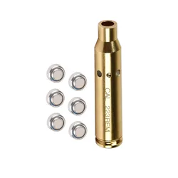 CAL Cartridge Bore Sighter Red Bore Dot Laser Brass Boresight Upgrade Hardness 223 5.56mm Rem Gauge For Scope Hunting