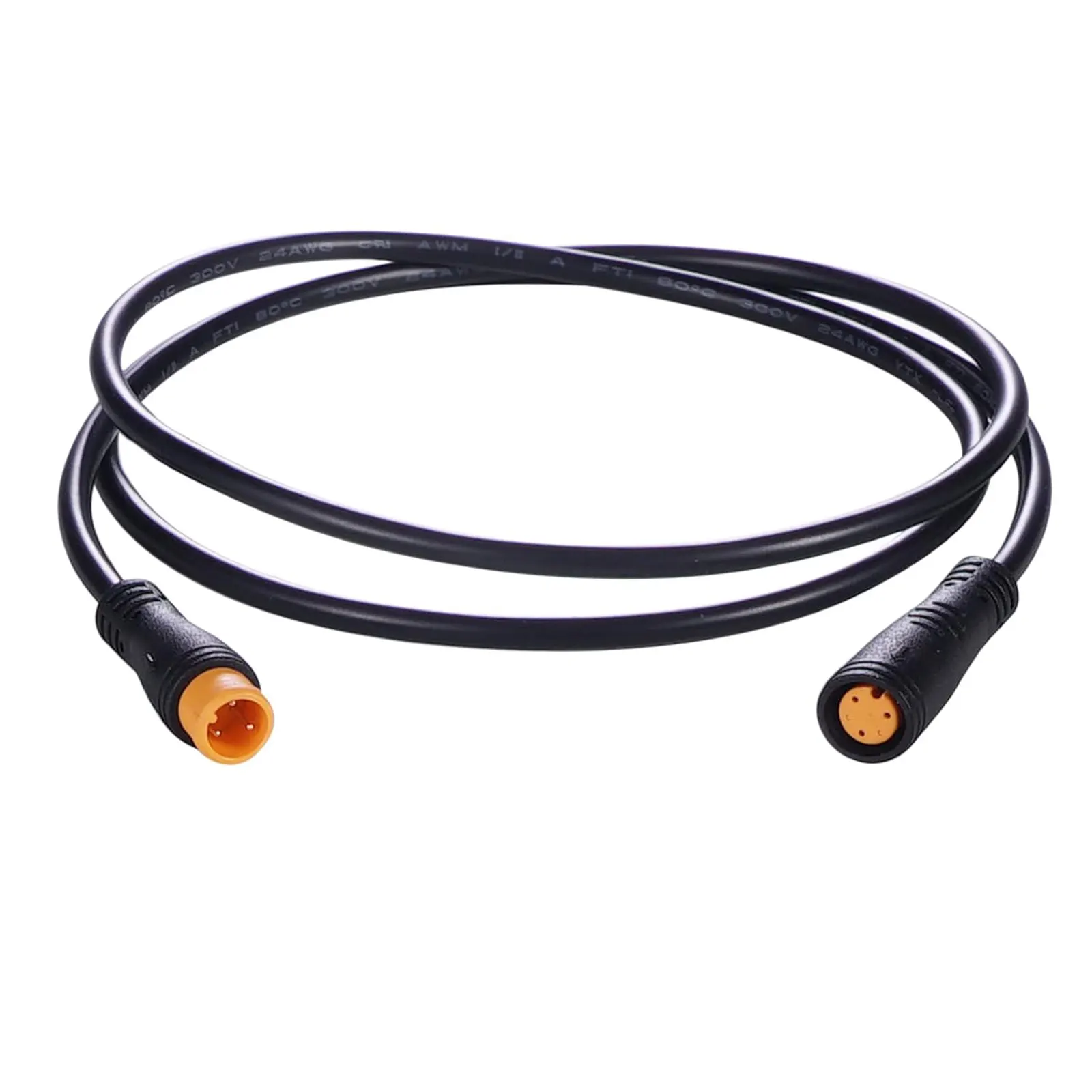 Extension Cable M8 3Pin/5Pin Waterproof Plug Works for Electric Bicycle Light/Throttle/Ebrake/Display Ebike Parts Extend Cable