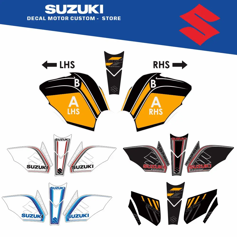 

Мотоциклетная противоскользящая накладка на колено, краска на бак, боковые накладки на тяговые накладки, защитная наклейка, наклейка для Suzuki V-Strom DL650 XT 2017-2021