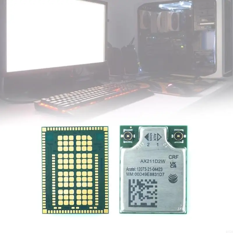 H37B AX211D2W WIFI CARD AX211D2W Адаптер сетевого класса 2.4/5/6GHZ 5374 Мбит/с 160 МГц быстро