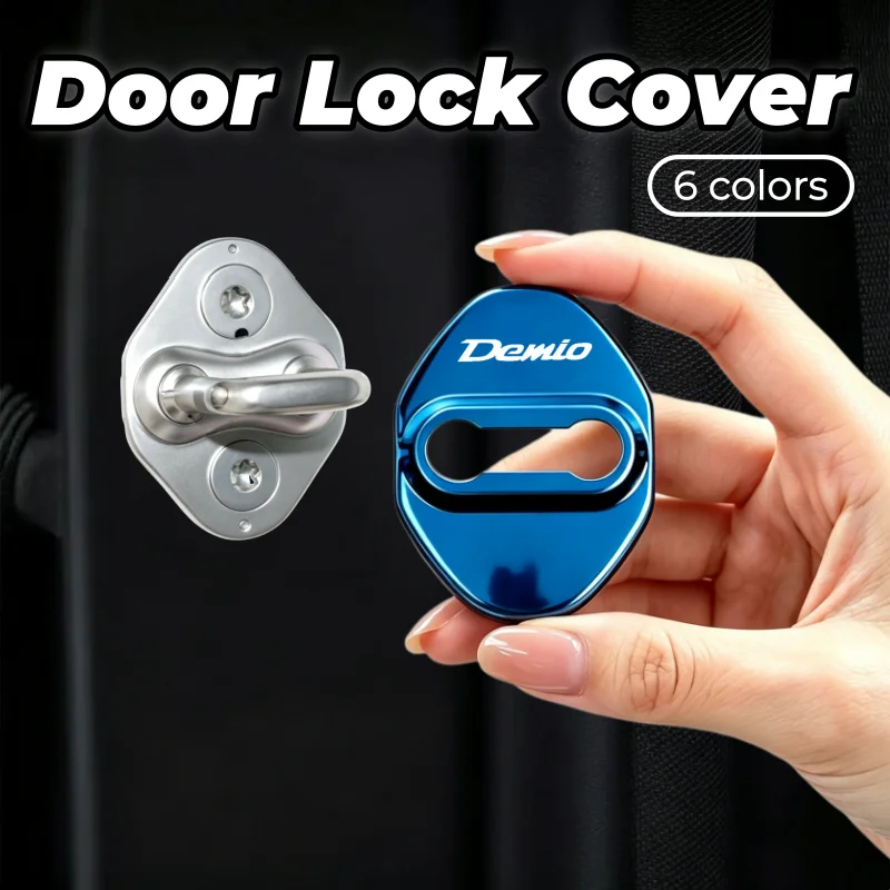 Car Accessories Logo - Prevent Rust! 4Pcs Demio Logo Door