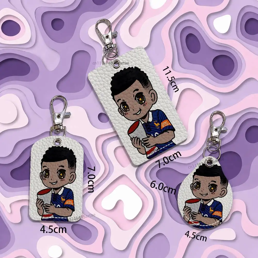 2026K-KylianM-MbappéFrance football Le gamin de Bondy Card Keychain Fashion Pendant Bag ID Door Card Case Bus Card Cute Adult view 5