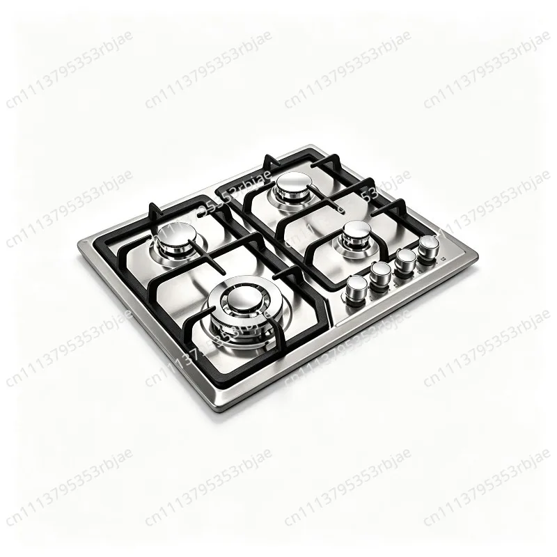 Four-head Gas Stove Multi-burner Cooking Utensils Stainless Steel Gas Stove Table Embedded Dual-purpose Gas Stove