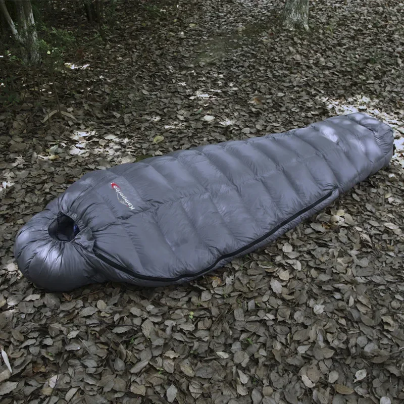 Pole Winter Sleeping Bag Backpacking Metres Quilt Feathers Adults Ultralight Goose Down 1000G Waterproof Cold Outdoor Emergency