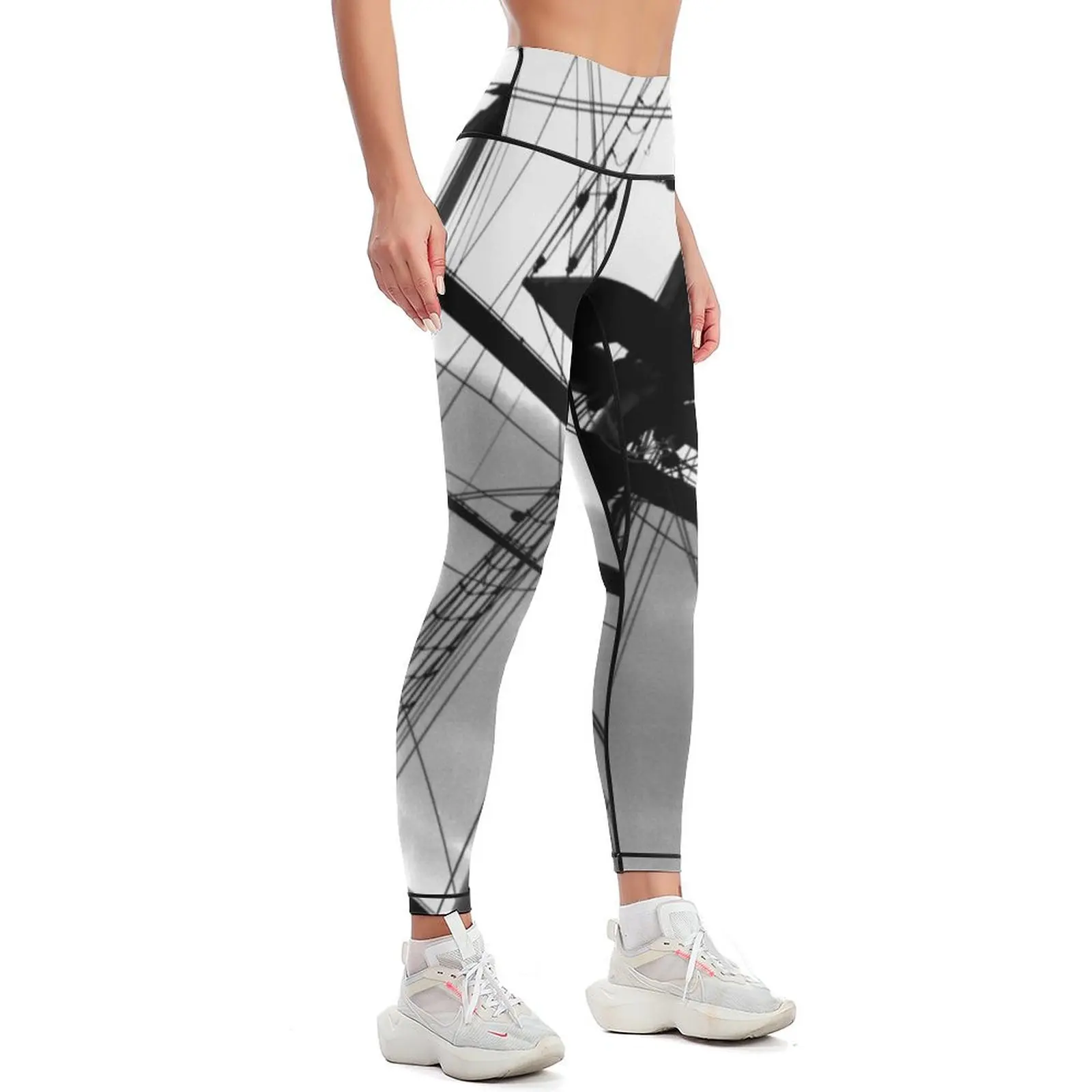 COMPOSITION (Blue Ribbon) Leggings gym wear sports for Womens Leggings