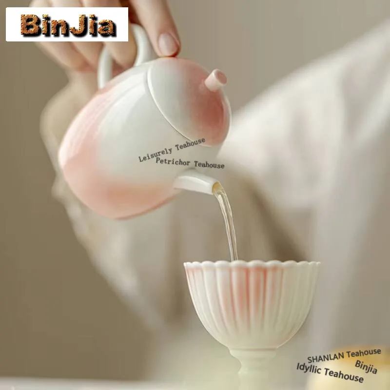 130ml Grapefruit Jasmine Handheld Teapot Japanese Dragon Ball Pot Household Tea Making Kettle Chinese Kung Fu Tea Set Decoration