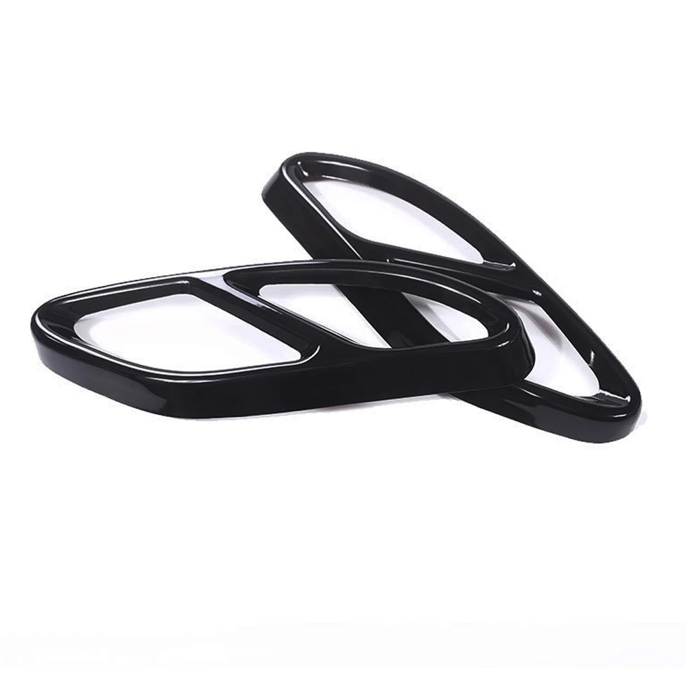 

Car Rear Throat Exhaust Pipe Output Cover Trim For Mercedes Benz W206 C Class C200 C260 C300 AMG 2021-2023 Styling Exterior