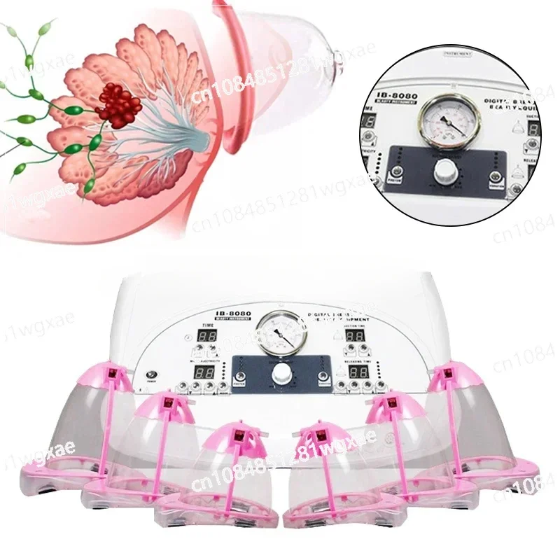 Vacuum Breast& Buttocks Enlargement Machine Vibration Massage Body Cupping Therapy Breast Care Vacuum Therapy Machine