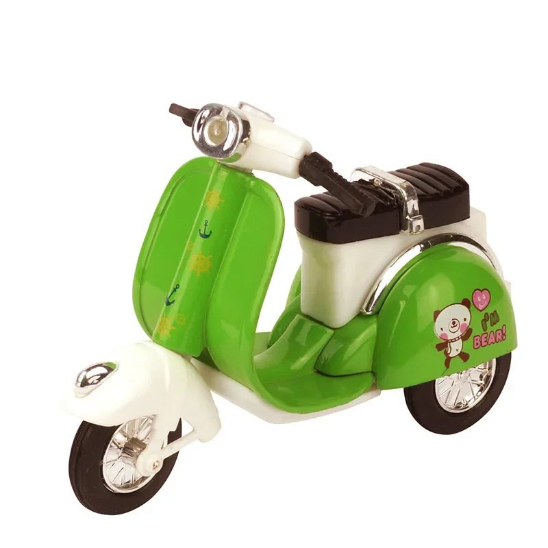 1 stks metalen motorfiets model speelgoed 1:36 voertuig anime beeldjes mini simulatie elektrische fiets collectie voor kinderen verjaardagscadeau