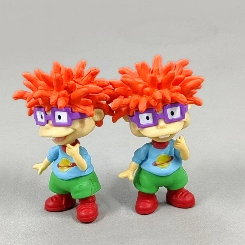 Anime Kawaii Rugrats Naughty Little Soldier Red Hair Bucktooth  Child Figure Toy