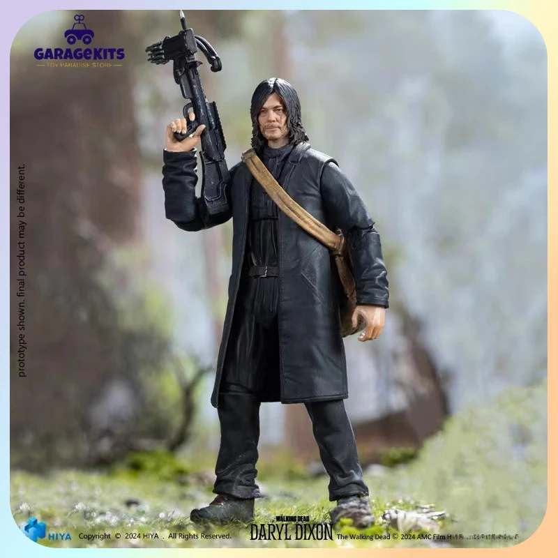 

In stock HIYA articulated EXQUISITE MINI series The Walking Dead Daryl Dixon collectible Trendy Figures Suitable Gifts for Boys